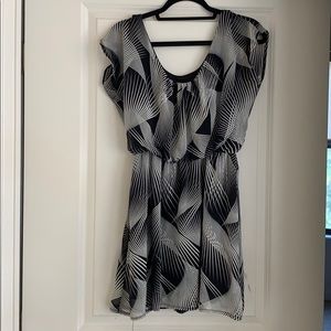 Black and white dress